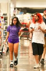 ADDISON RAE and Omer Fedi Shopping at Target in Los Angeles 07/10/2022