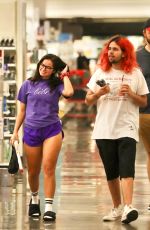 ADDISON RAE and Omer Fedi Shopping at Target in Los Angeles 07/10/2022