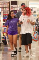 ADDISON RAE and Omer Fedi Shopping at Target in Los Angeles 07/10/2022