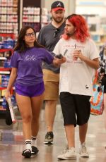 ADDISON RAE and Omer Fedi Shopping at Target in Los Angeles 07/10/2022