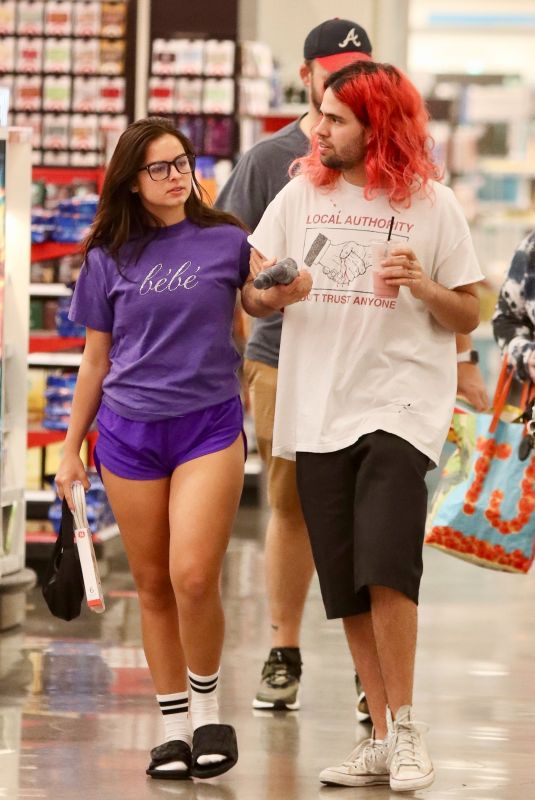 ADDISON RAE and Omer Fedi Shopping at Target in Los Angeles 07/10/2022