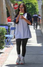 ADDISON RAE at Alfred Tea Room in West Hollywood 07/25/2022