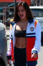 ADDISON RAE Heading to Forma Pilates in West Hollywood 07/15/2022