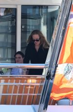 ADELE at a Yacht in Porto Cervo 07/20/2022
