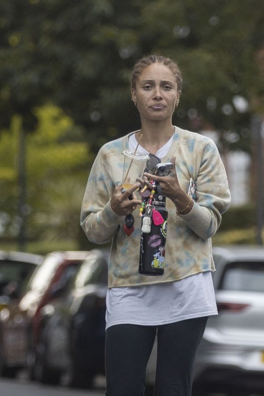 ADWOA ABOAH Out and About in London 07/27/2022