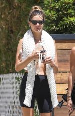 ALESSANDRA AMBROSIO and Matheus Mazzafera Out in Beverly Hills 07/19/2022