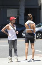 ALESSANDRA AMBROSIO and Matheus Mazzafera Out in Beverly Hills 07/19/2022