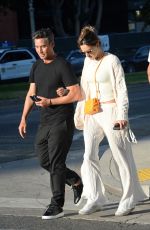 ALESSANDRA AMBROSIO and Richard Lee Out Kissing in Los Angeles 07/26/2022