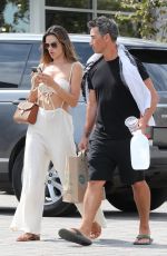 ALESSANDRA AMBROSIO and Richard Lee Out Shopping in Malibu 07/28/2022