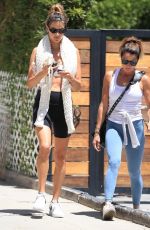 ALESSANDRA AMBROSIO Leaves Workout in West Hollywood 07/19/2022