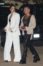 ALESSANDRA AMBROSIO Out for a Sushi Dinner in Malibu 07/28/2022