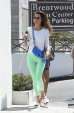 ALESSANDRA AMBROSIO Out in Brentwood 07/18/2022