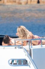 ALICE CAMPELLO in Bikini and Alvaro Morata at a Boat in Sardinia 06/29/2022
