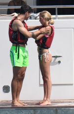 ALICE CAMPELLO in Bikini at a Yacht in Porto Cervo 07/01/2022