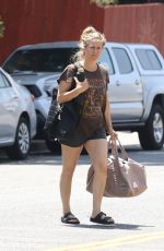 ALICIA SILVERSTON Leaves Workout in Los Angeles 07/26/2022