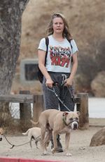 ALICIA SILVERSTONE Out Hiking with Her Dogs in Hollywood Hills 07/24/2022