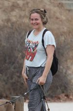 ALICIA SILVERSTONE Out Hiking with Her Dogs in Hollywood Hills 07/24/2022