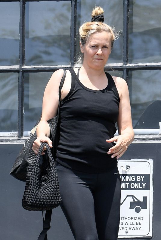 ALICIA SIVLERSTONE Leaves a Gym in Los Angeles 07/27/2022