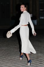 ALINA BAIKOVA Leaves Giambattista Valli Dinner at Paris Fashion Week 07/04/2022