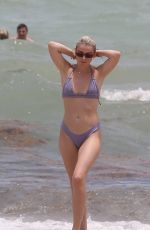 ALLIE TEILZ in Bikini at a Beach in Miami 07/15/2022