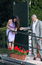 AMAL and George CLOONEY on a Date Night in Lake Como 07/01/2022