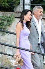 AMAL and George CLOONEY on a Date Night in Lake Como 07/01/2022
