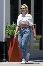 AMANDA BYNES Out Wwearing Her Engagement Ring at Starbucks in Los Angeles 07/01/2022