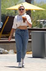 AMANDA BYNES Out Wwearing Her Engagement Ring at Starbucks in Los Angeles 07/01/2022
