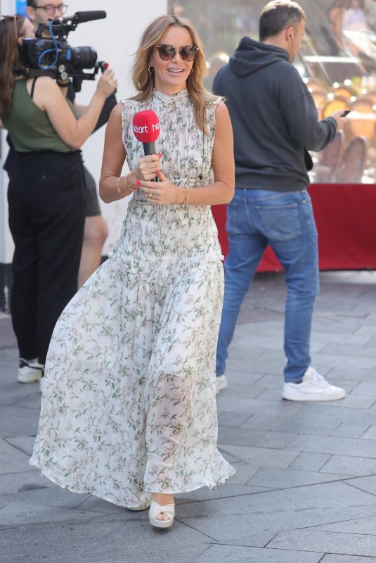 AMANDA HOLDEN at Heart Radio in London 07/05/2022