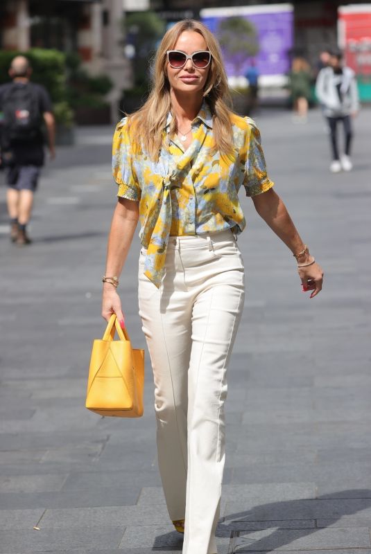 AMANDA HOLDEN Leaves Heart Radio in London 07/06/2022