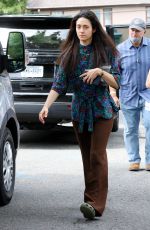 AMANDA SEYFRIED and EMMY ROSSUM on the Set of The Crowded Room in New York 07/26/2022