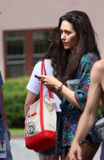 AMANDA SEYFRIED and EMMY ROSSUM on the Set of The Crowded Room in New York 07/26/2022