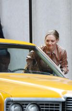 AMANDA SEYFRIED on the Set of The Crowded Room in New York 07/19/2022