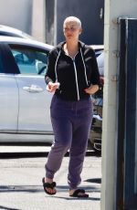 AMBER ROSE and Alexander Edwards Out Smoking in Studio City 07/02/2022