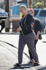 AMBER ROSE and Alexander Edwards Out Smoking in Studio City 07/02/2022