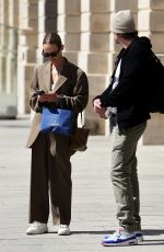 AMBER VALLETTA Leaves Hotel Ritz in Paris 07/04/2022