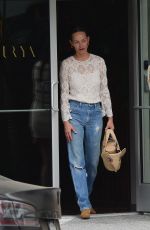 AMBER VALLETTA Leaves Surya Spa in Los Angeles 07/13/2022
