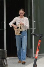 AMBER VALLETTA Leaves Surya Spa in Los Angeles 07/13/2022