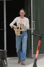 AMBER VALLETTA Leaves Surya Spa in Los Angeles 07/13/2022