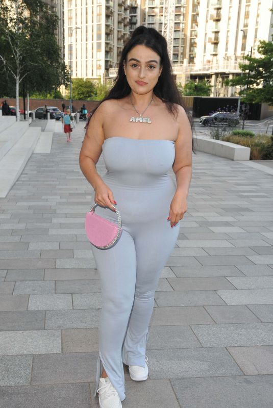 AMEL RACHEDI Arrives at Legends Never Die VIP Screening in London 06/29/2022