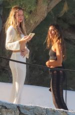 AMELIA MARNI and EMILY VENZ Out at a Beach in Mykonos 07/03/2022