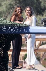 AMELIA MARNI and EMILY VENZ Out at a Beach in Mykonos 07/03/2022