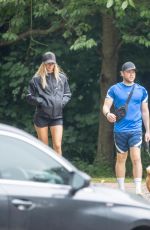 AMELIA TANK and Olly Murs Out with His Dog in London 06/18/2022