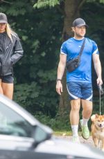 AMELIA TANK and Olly Murs Out with His Dog in London 06/18/2022