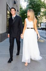 AMELIE ZILBER and Blake Gray Arrives at Tiffany & co. Rooftop Event at Loft & Garden in New York 07/13/2022