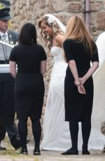 AMY DOWDEN Sets Off for Her Wedding in South Wales 07/02/2022