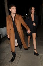 AMY JACKSON Arrives at Hotel 22 in London 07/01/2022