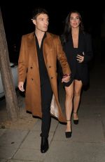 AMY JACKSON Arrives at Hotel 22 in London 07/01/2022