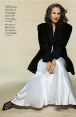 ANDIE MACDOWELL in The Sunday Times Style, July 2022
