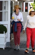 ANDIE MACDOWELL Out for Coffee with a Friend in Los Angeles 07/04/2022